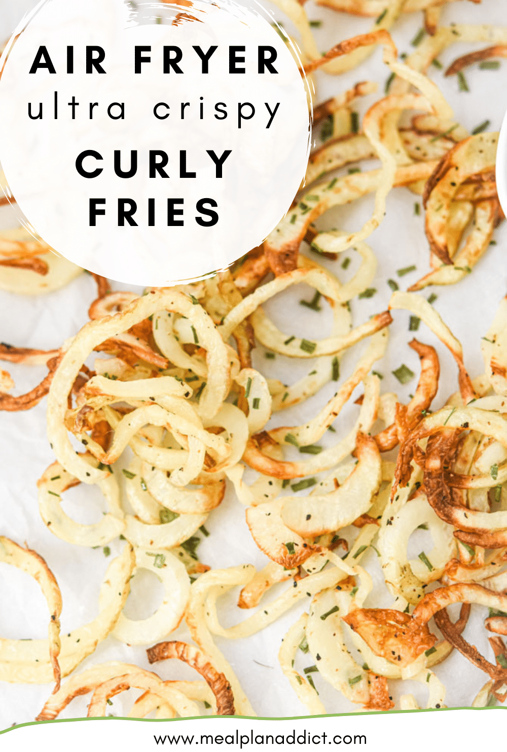 air fryer ultra crispy curly fries