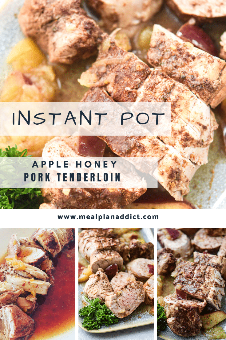 Instant Pot Honey Apple Pork Tenderloin