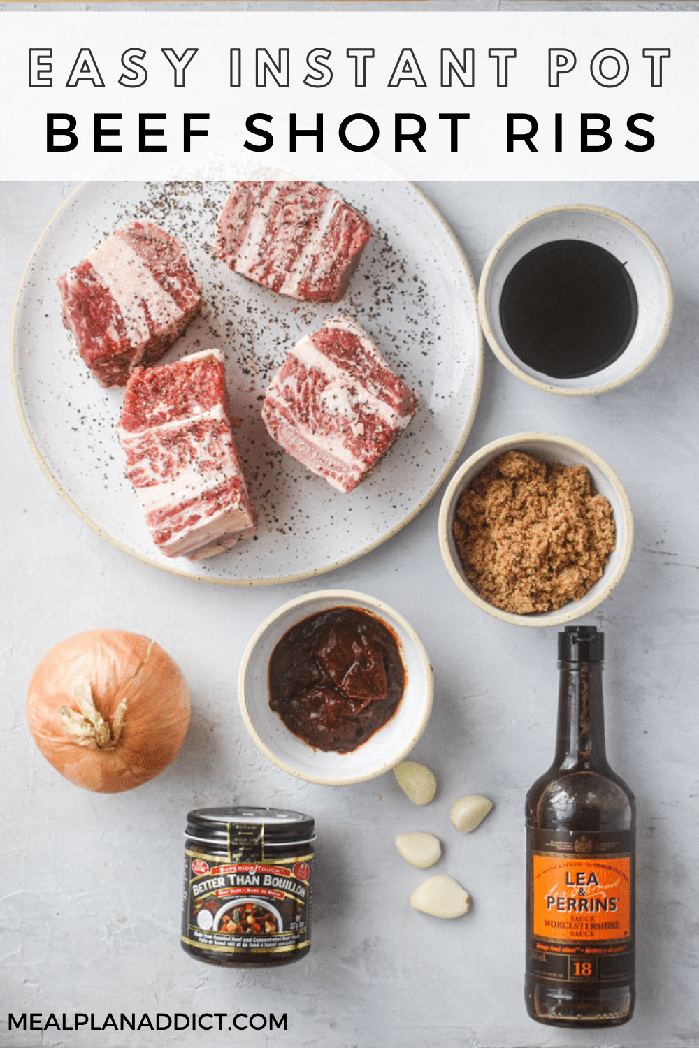Easy Instant Pot Beef Short Ribs Meal Plan Addict