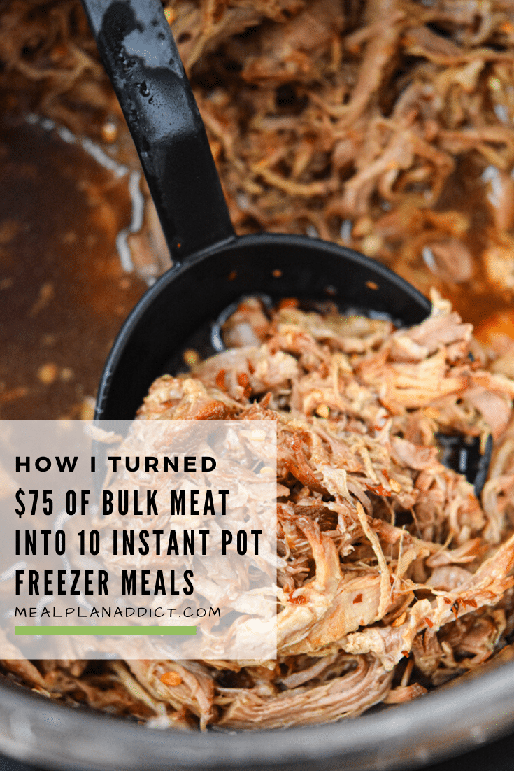 How I turned $75 of bulk meat into 10 Instant Pot Freezer Meals