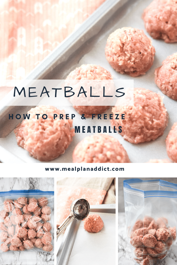 How to prep & freeze meatballs
