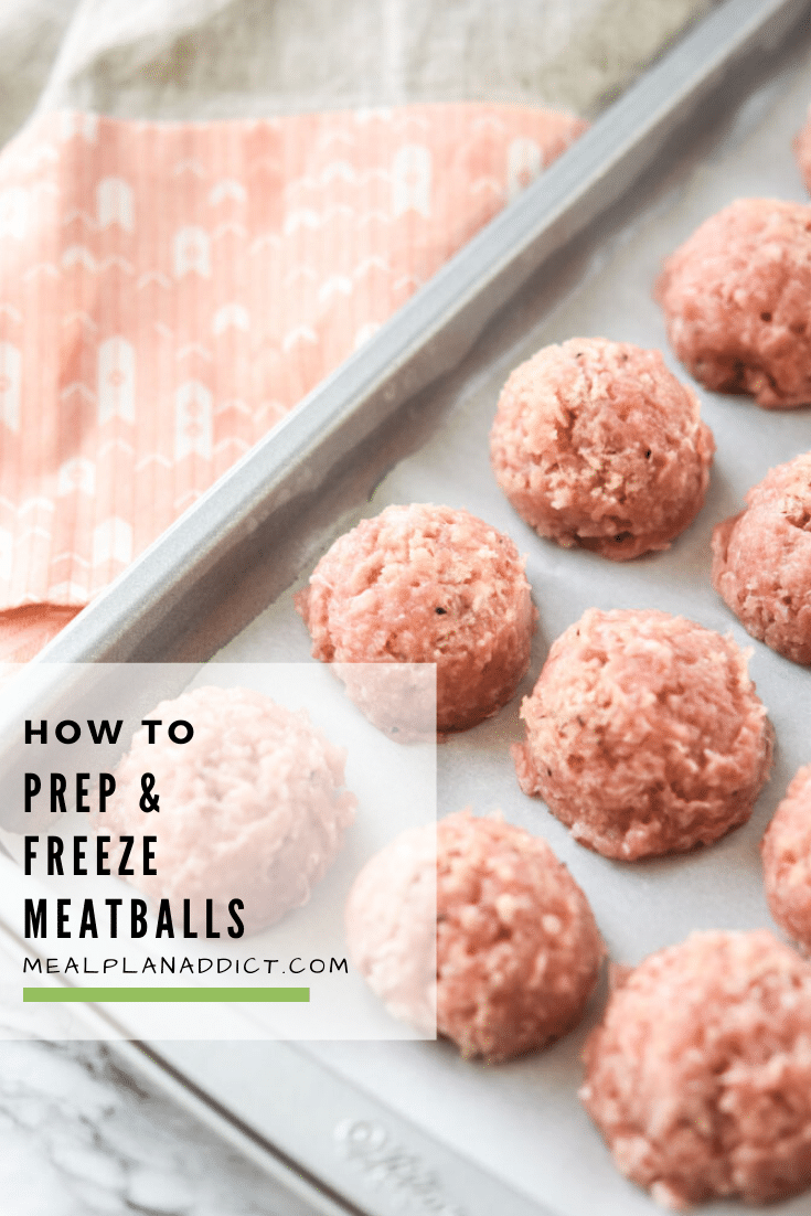 How to prep & freeze meatballs