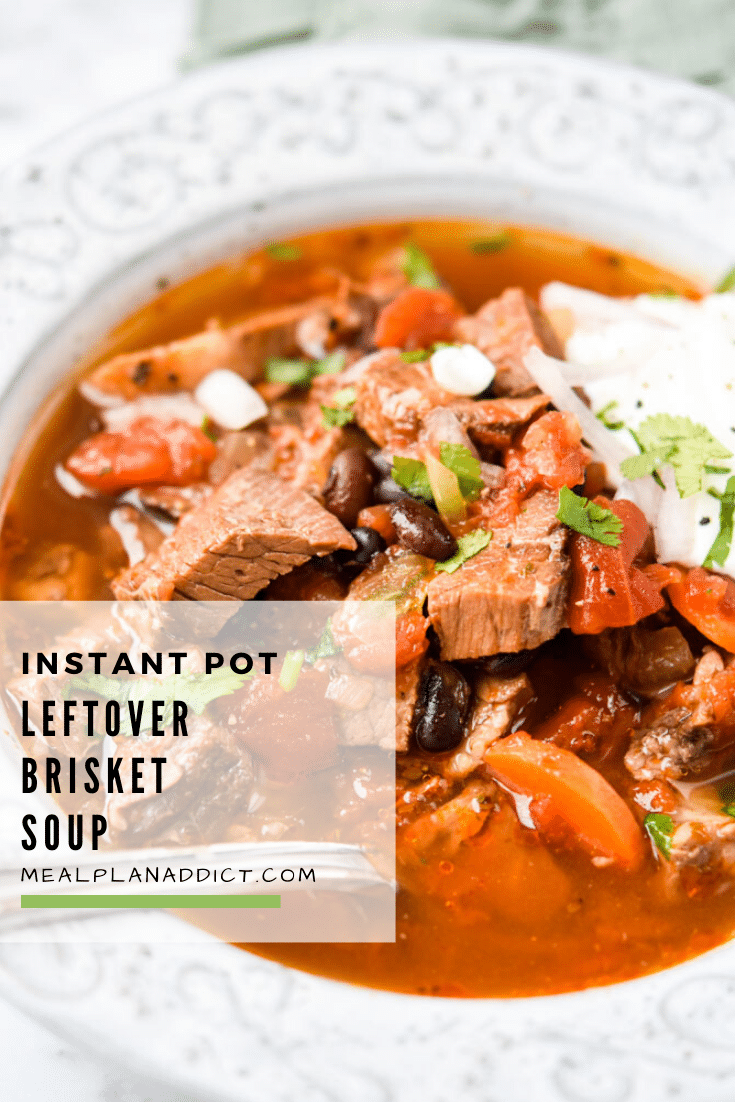 Instant Pot Leftover Brisket Soup