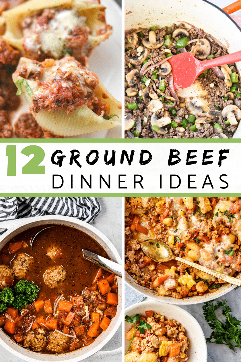 12 Ground Beef Dinner Ideas {No tacos, spaghetti or chili!}