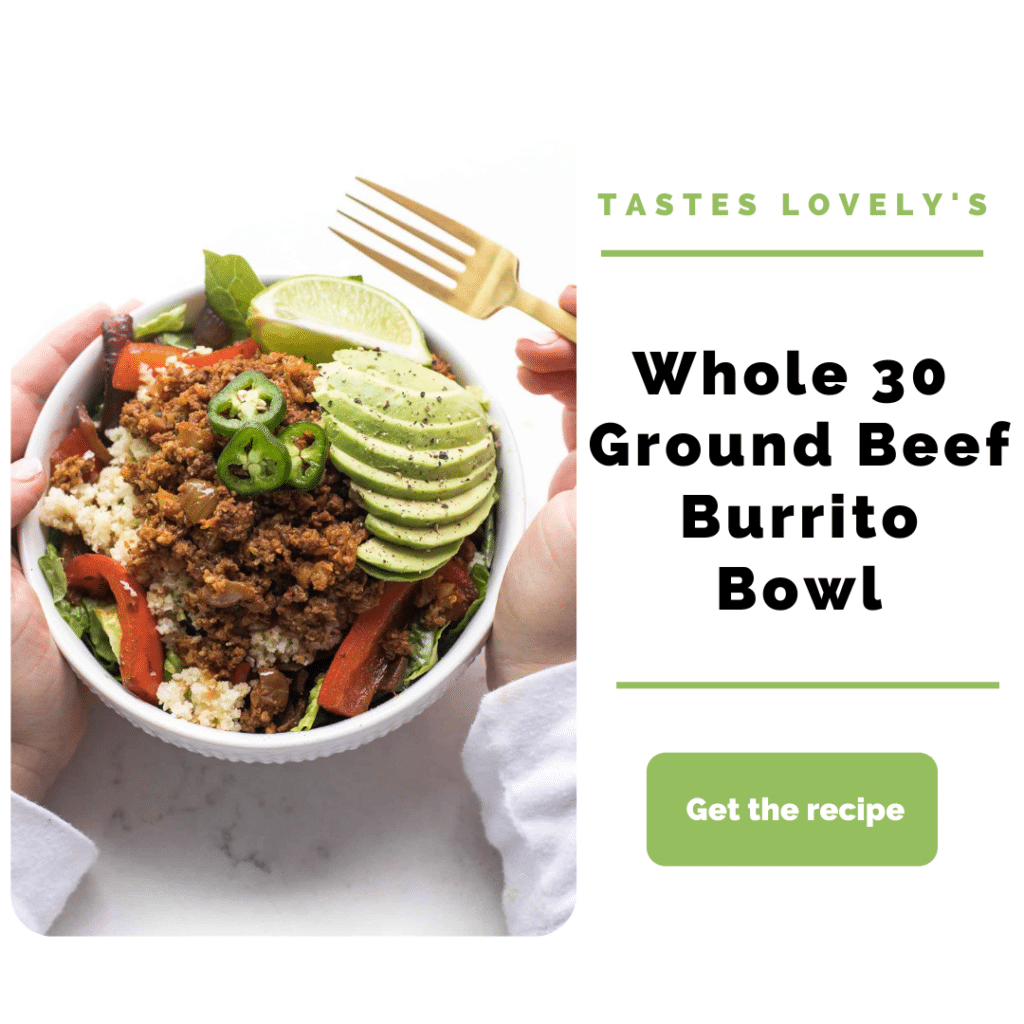 Ground Beef Dinner Ideas_burrito bowl