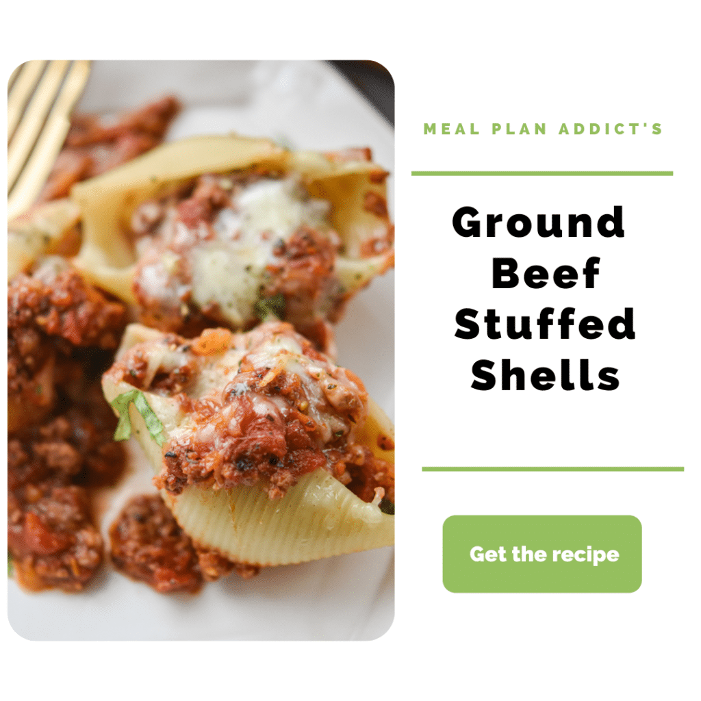 Ground Beef Dinner Ideas_stuffed shells