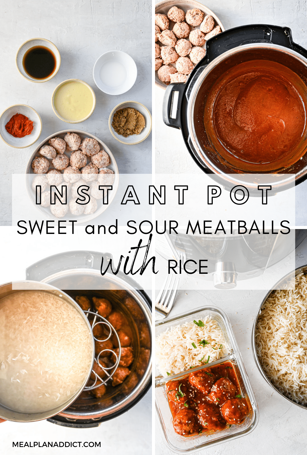 Meatballs with rice pin from Pinterest