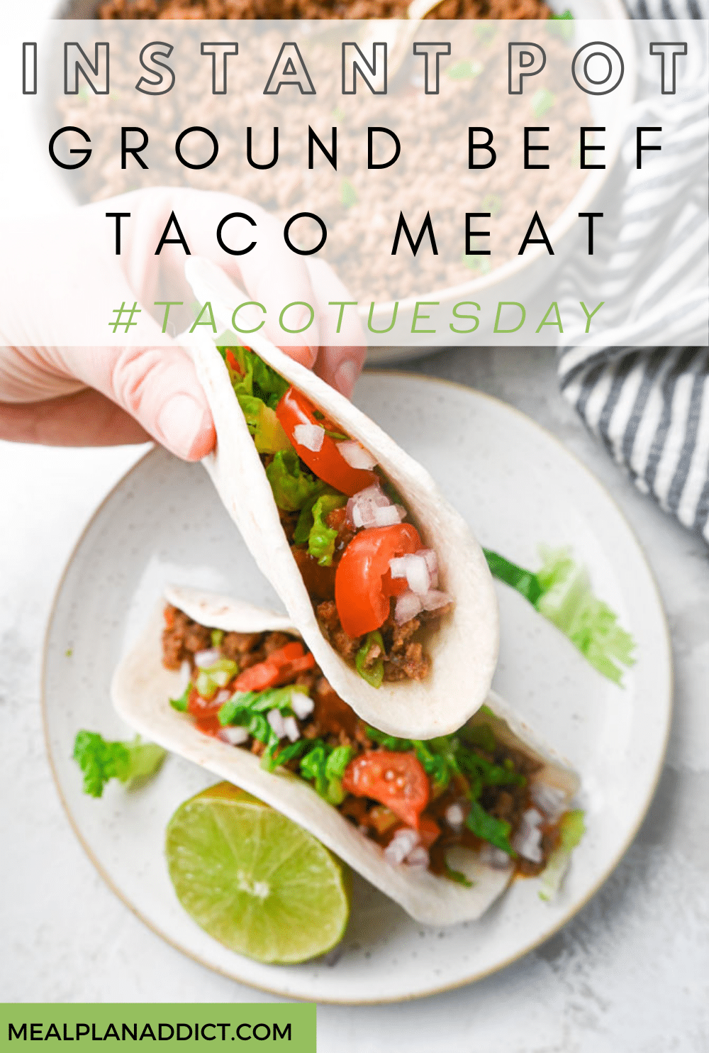 Instant Pot Ground Beef Taco Meat