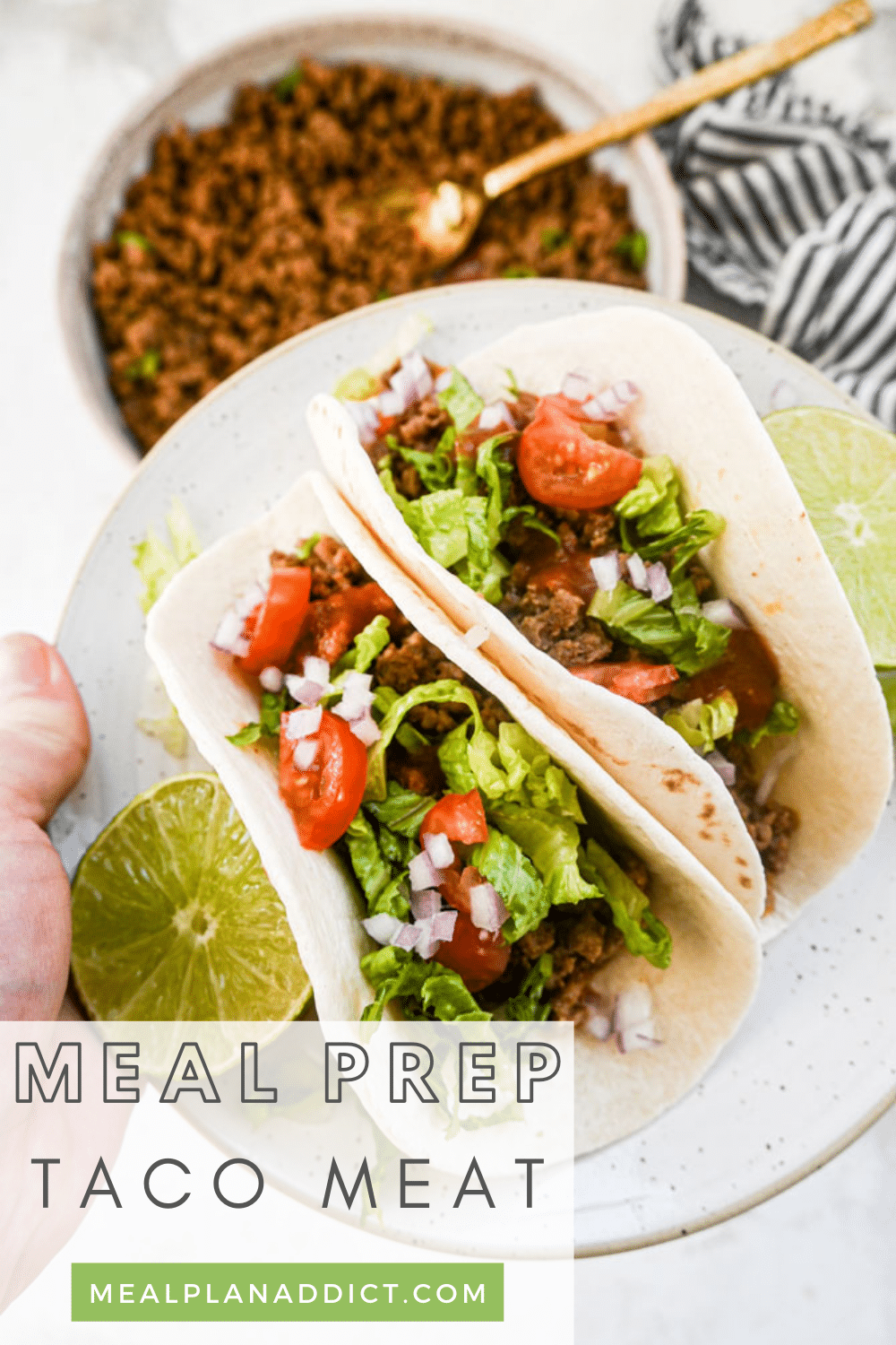 Instant Pot Ground Beef Taco Meat Fresh or Frozen Ground Beef - Meal