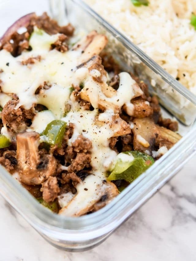 Philly Cheesesteak Meal Prep