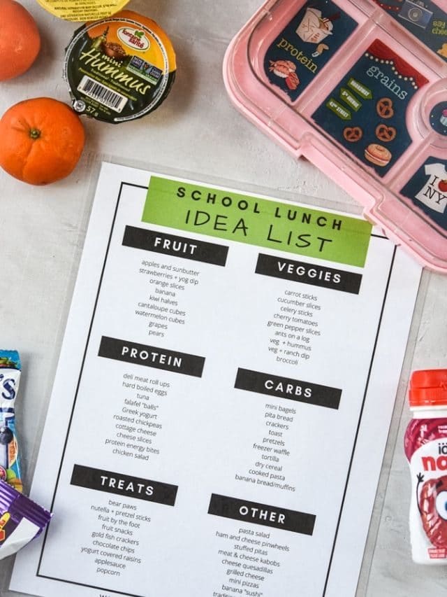 HOW TO MAKE SCHOOL LUNCH PREP EASY!