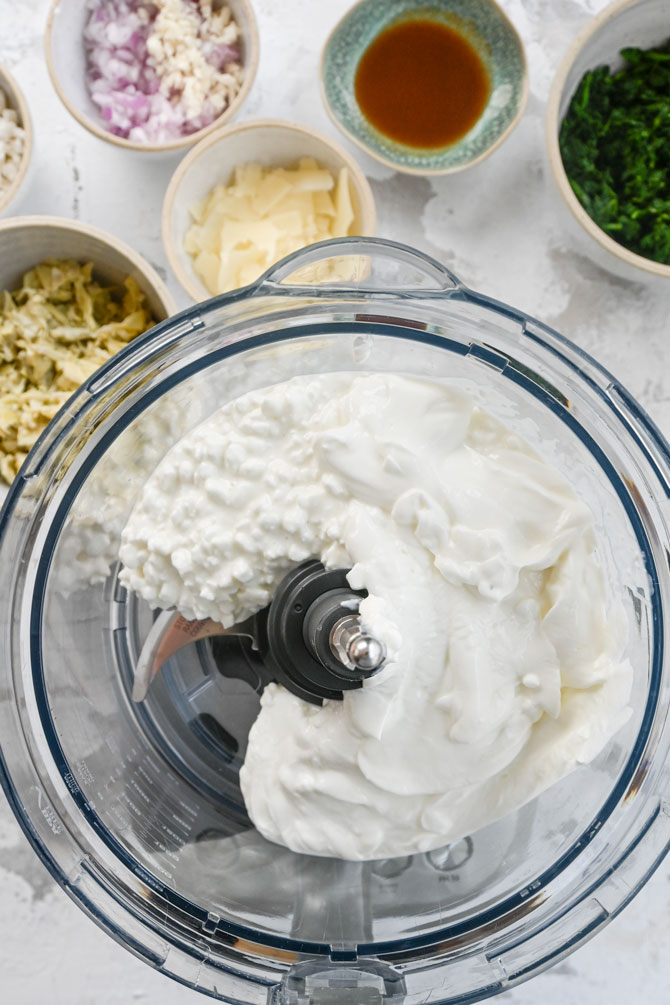 Healthy Spinach and Artichoke Dip {no mayo, no sour cream} Meal Plan