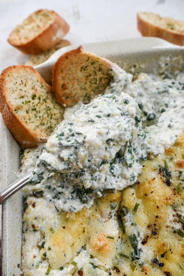 Healthy Spinach and Artichoke Dip {no mayo, no sour cream} Meal Plan