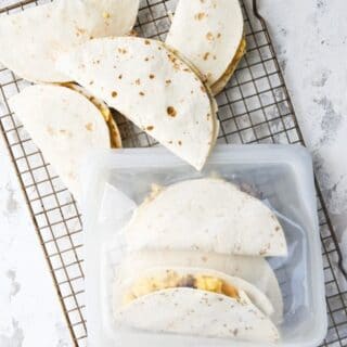 How to Freeze Breakfast Tacos