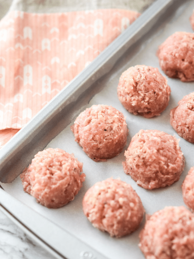 How to Prep and Freeze Meatballs
