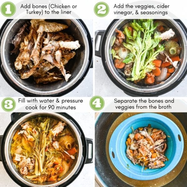 How to Make and Freeze the BEST Instant Pot Bone Broth Meal Plan Addict