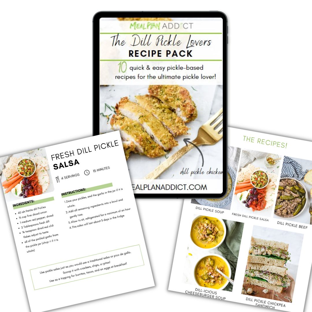 The Pickle Lovers Mini Ebook Meal Plan Addict